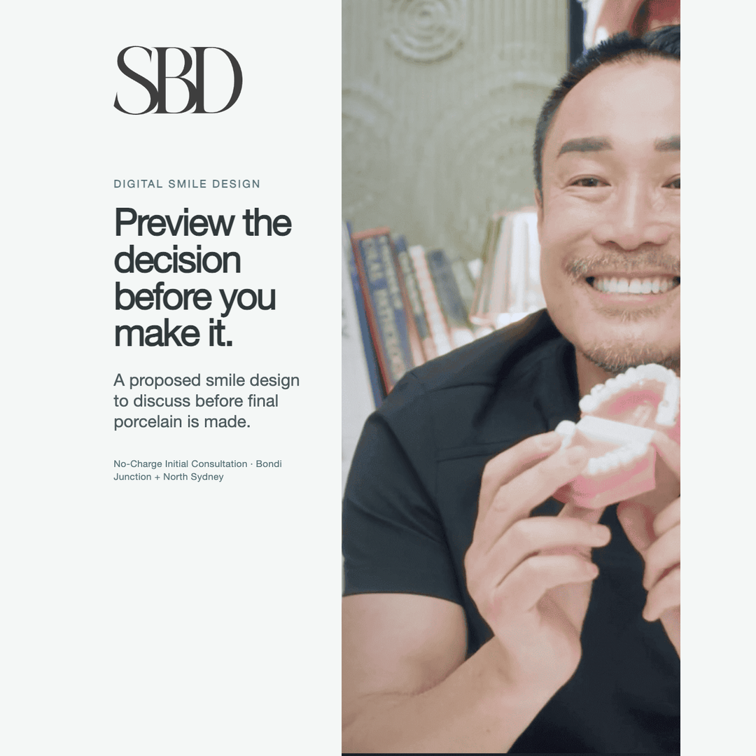 Preview before veneers ad creative